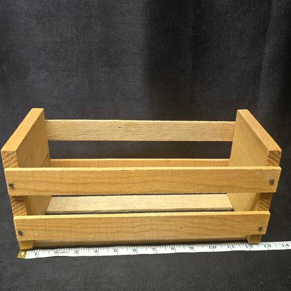 Vintage Peaches Music CD Wooden Crate Record Store Display Box 12x6x6 Set of 2 - Picture 11 of 12